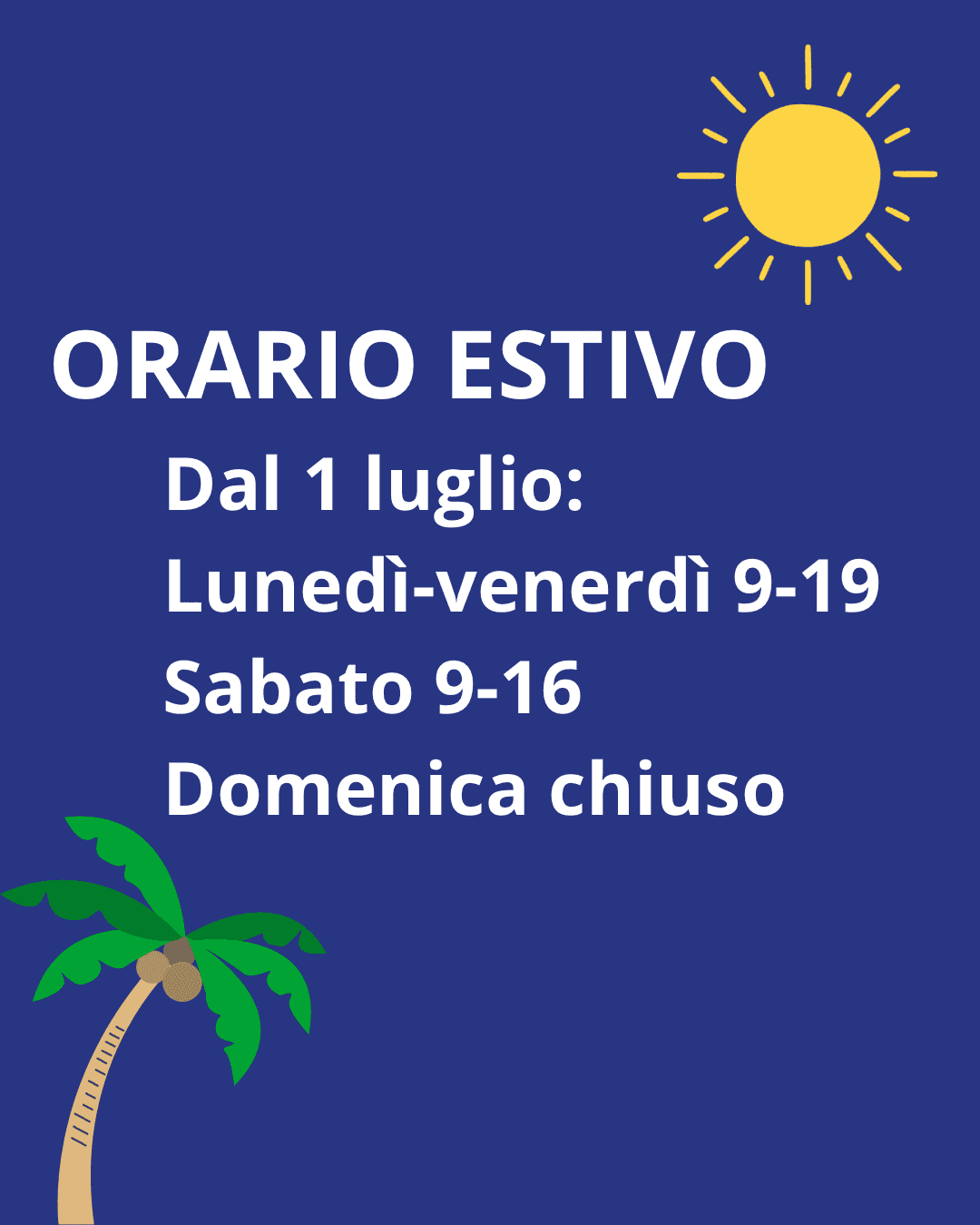Orario estivo